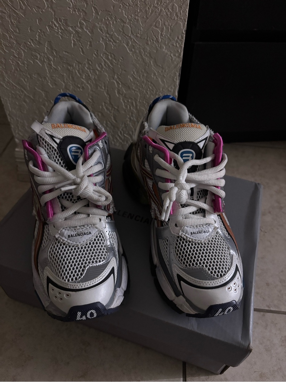 Balenciaga Runner Sneaker 'Grey Multi-Color'